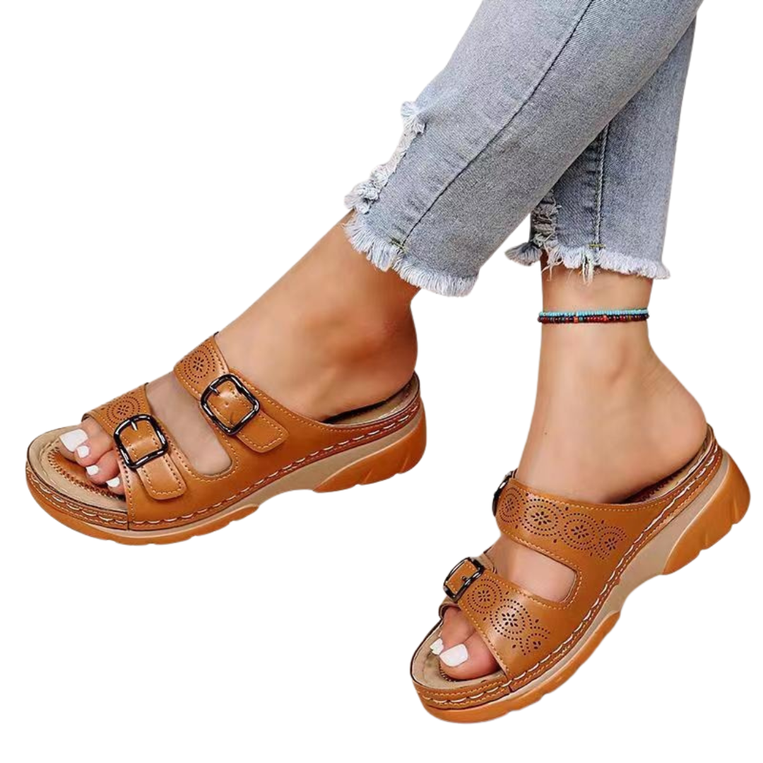 SoleEase™ - Sandali Ortopedici in Pelle